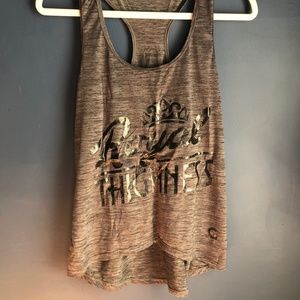 GRRRL Royal Thighness High-Low Tank Top
